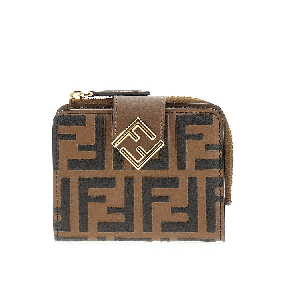 FF leather small wallet