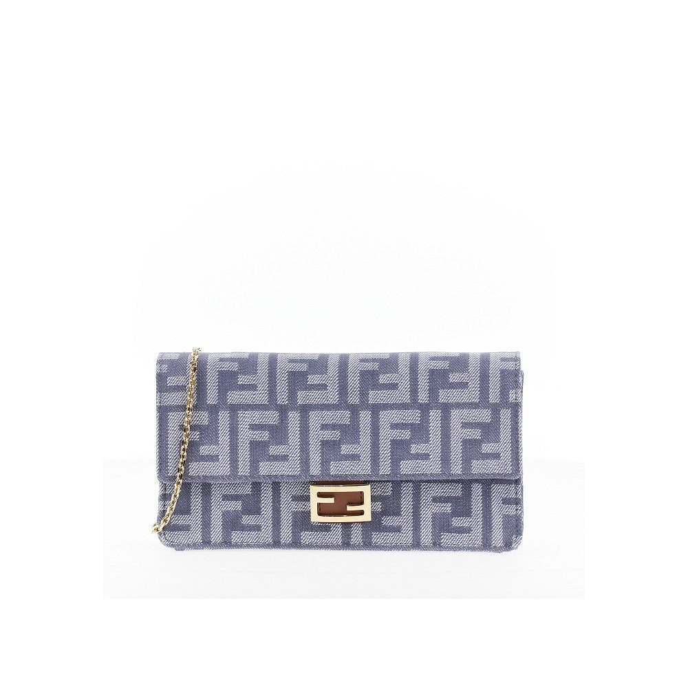 Jacquard FF fabric 'Baguette' clutch