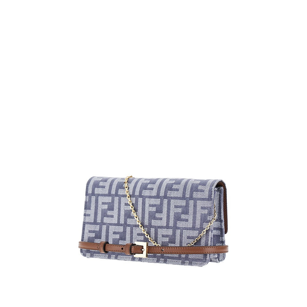 Jacquard FF fabric 'Baguette' clutch