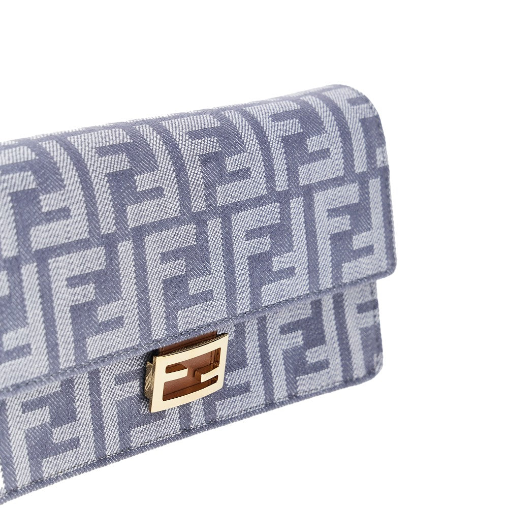Jacquard FF fabric 'Baguette' clutch