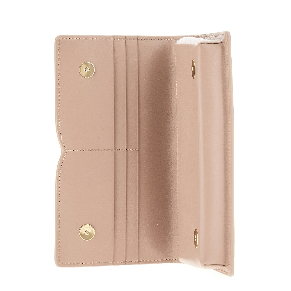 Clutch DG Logo in pelle