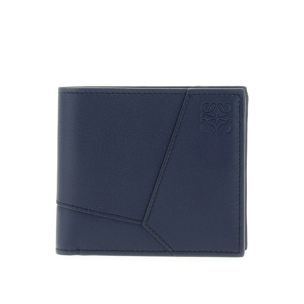 Portafoglio bi-fold in pelle 'Puzzle Edge'