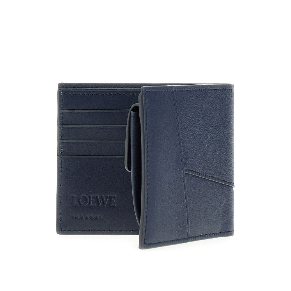 'Puzzle Edge' leather bi-fold wallet