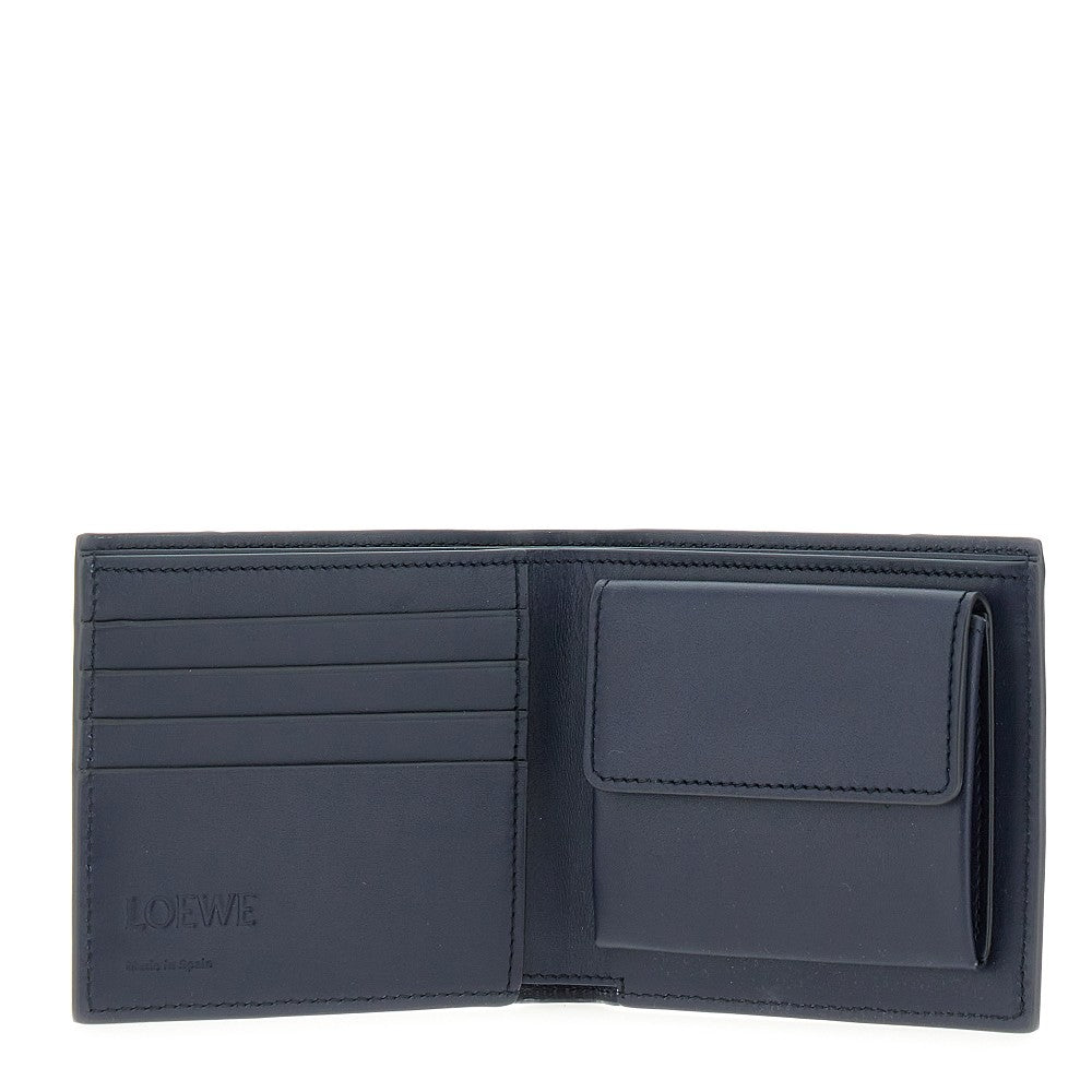 Portafoglio bi-fold in pelle 'Puzzle Edge'