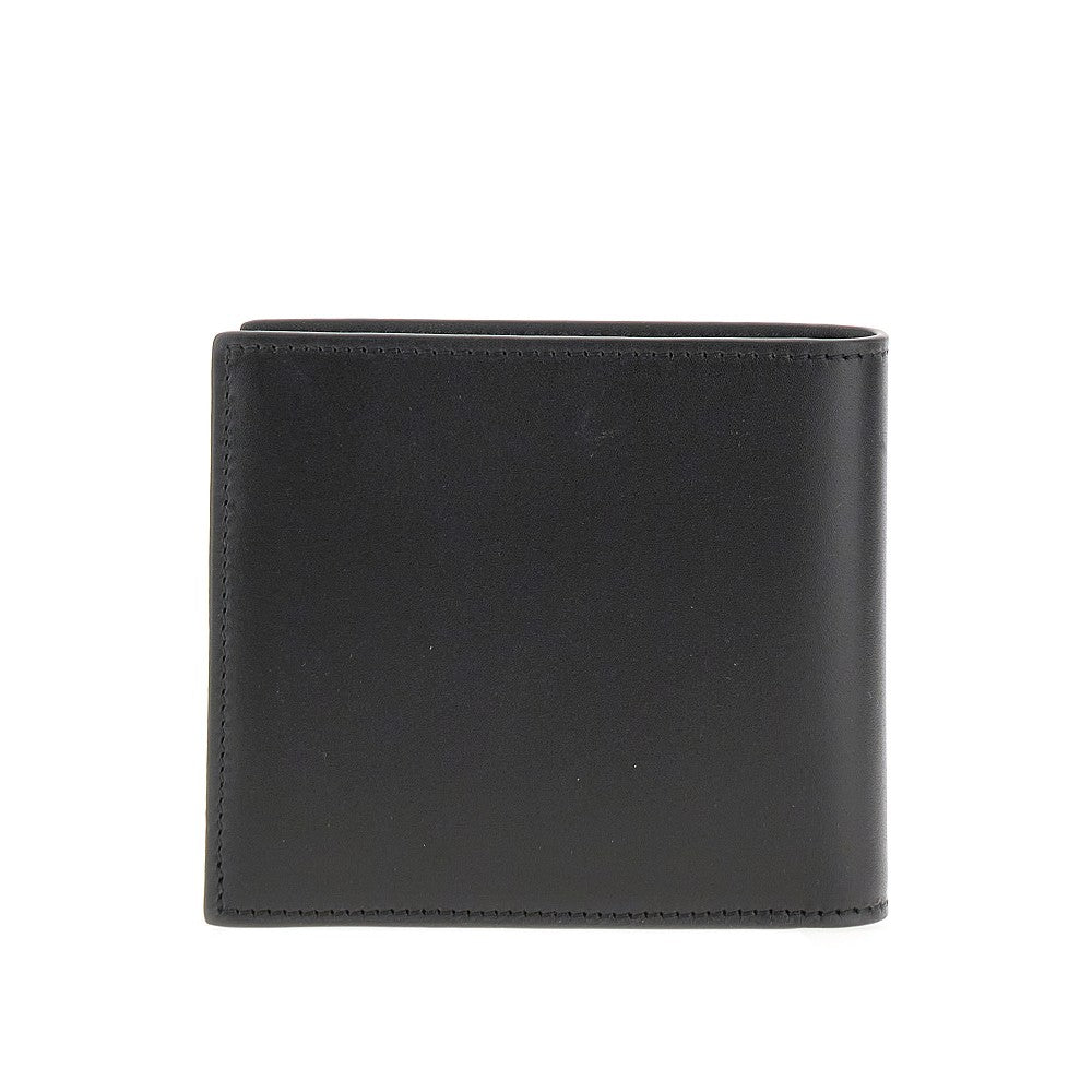 Leather bi-fold wallet with Anagram