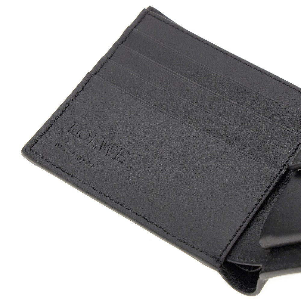 Leather bi-fold wallet with Anagram