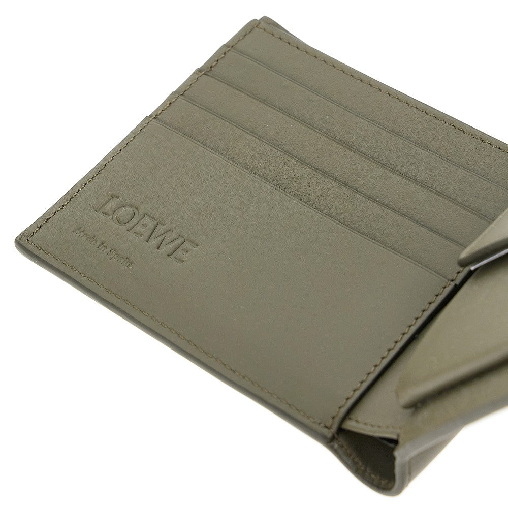 Leather bi-fold wallet with Anagram