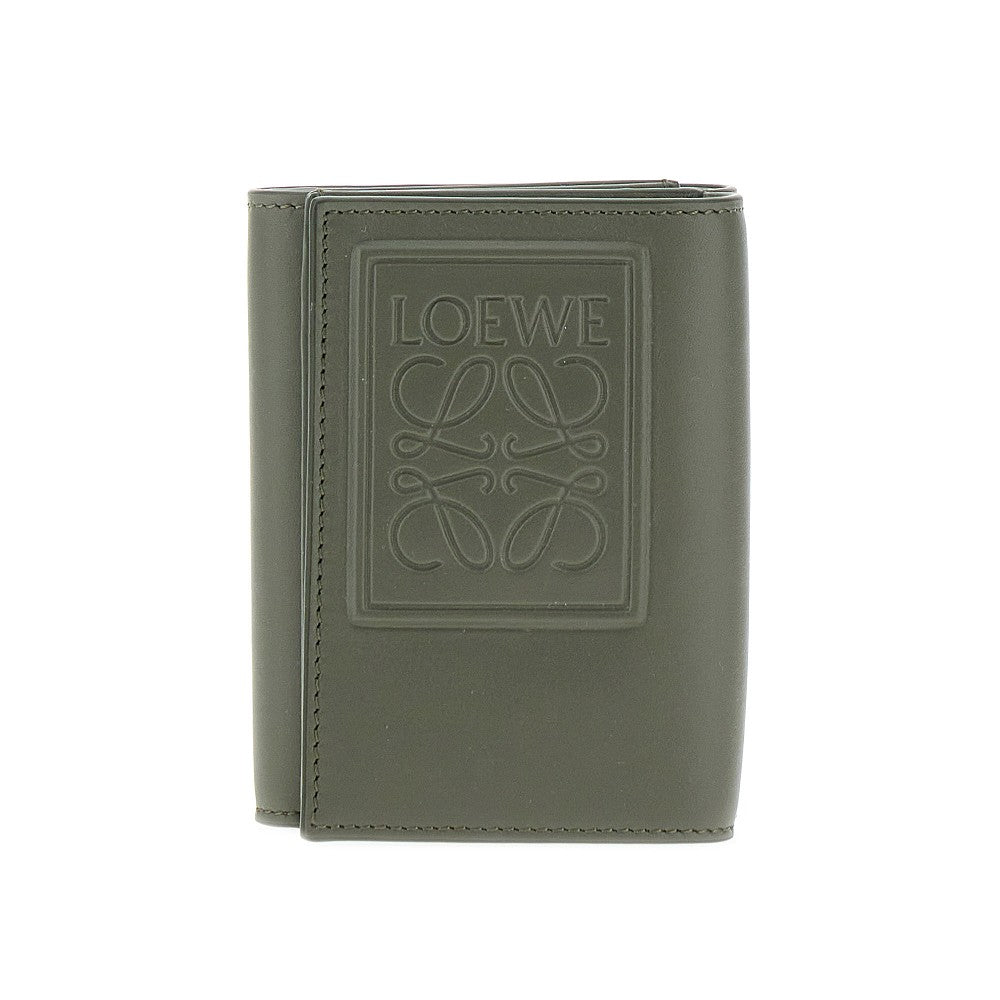 'Anagram leather tri-fold wallet