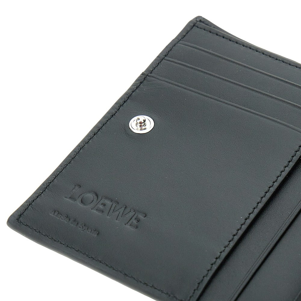 Grained leather Slim Compact wallet