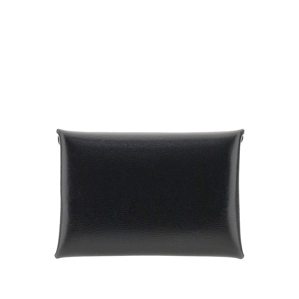 Folded leather coin purse
