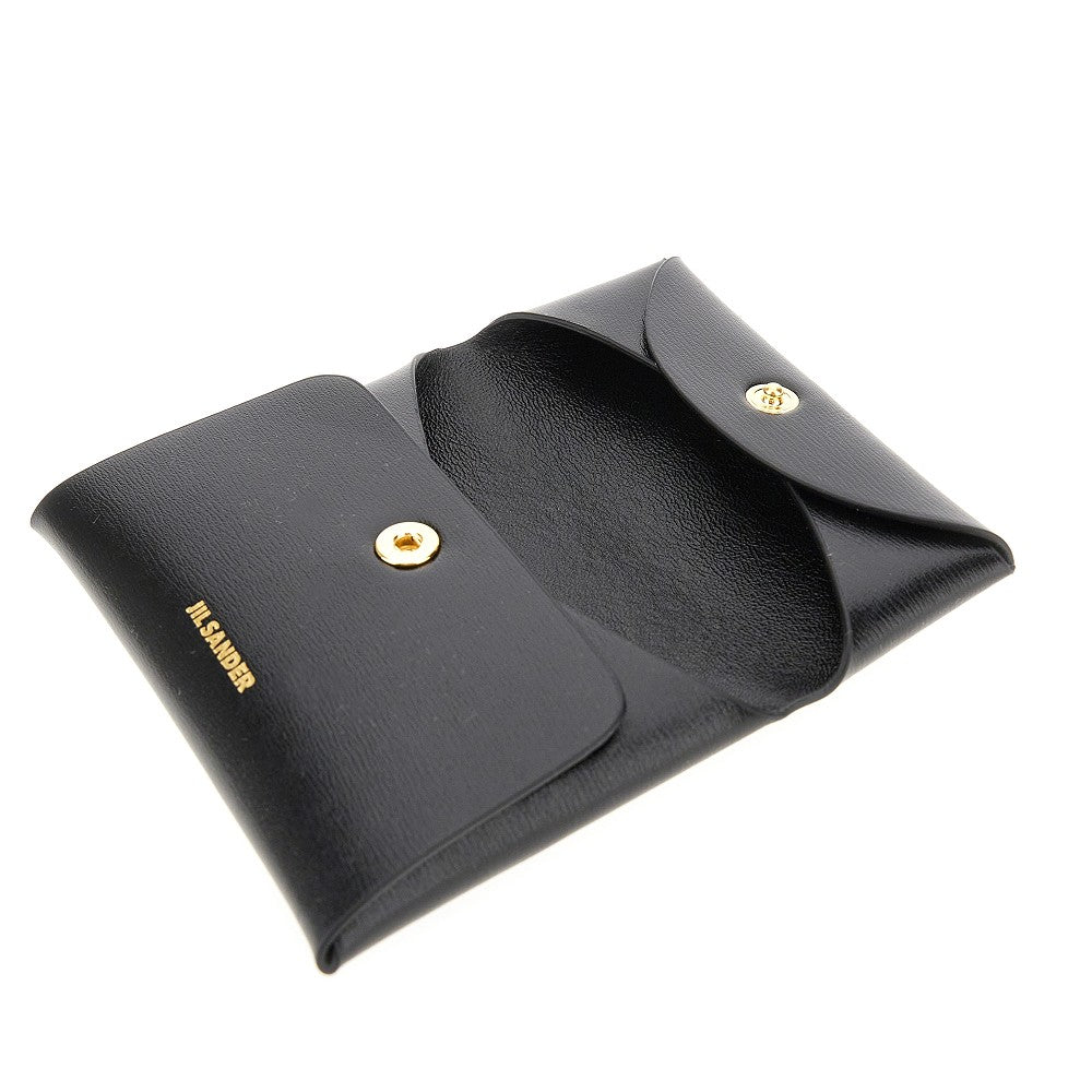 Folded leather coin purse