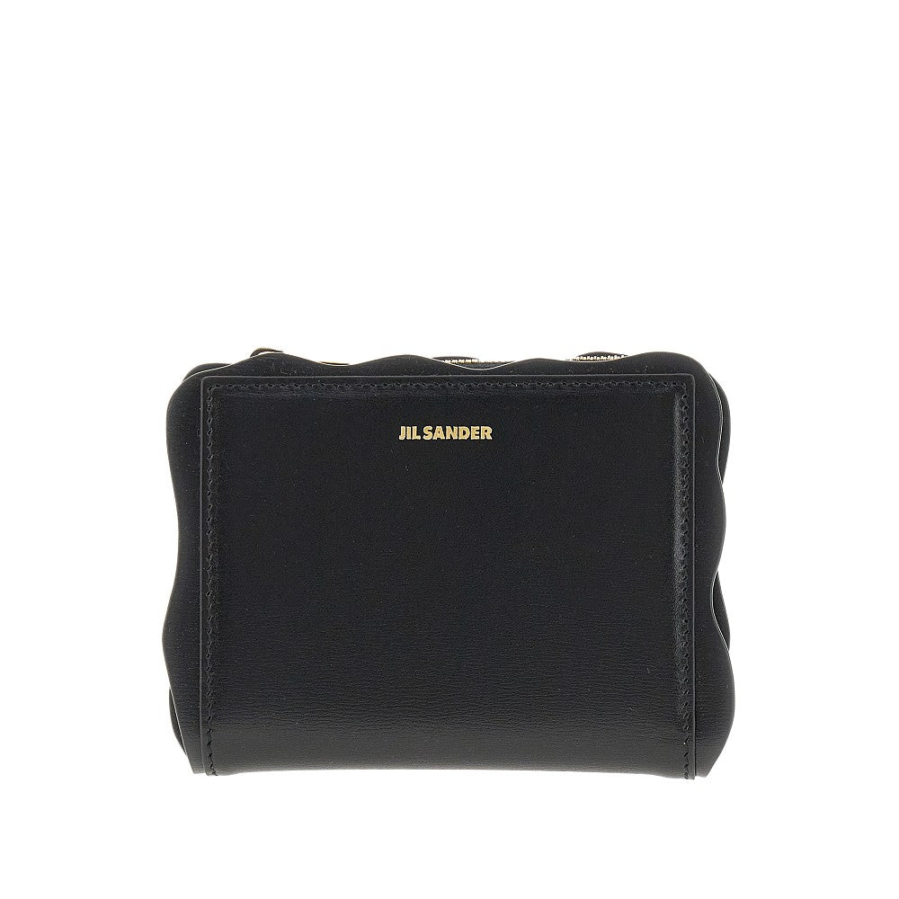 Small wallet with wavy motif