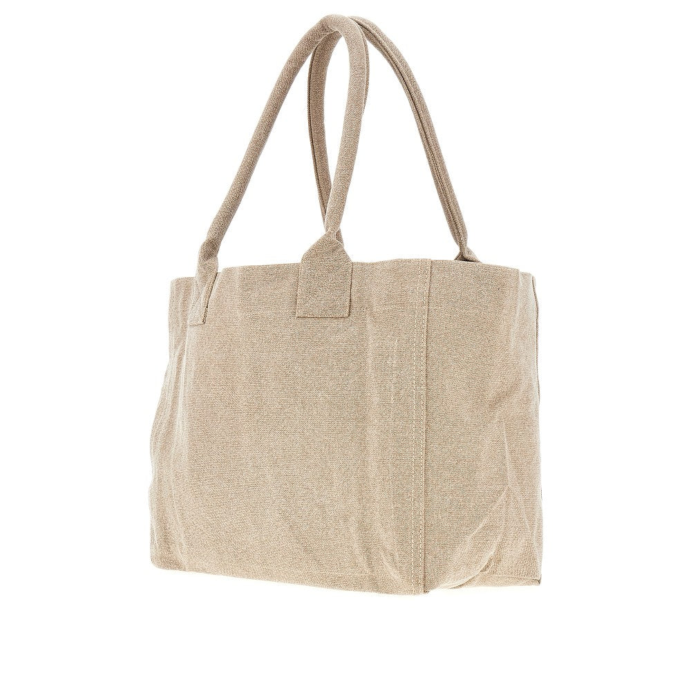 'Yenky Zipped' canvas tote bag