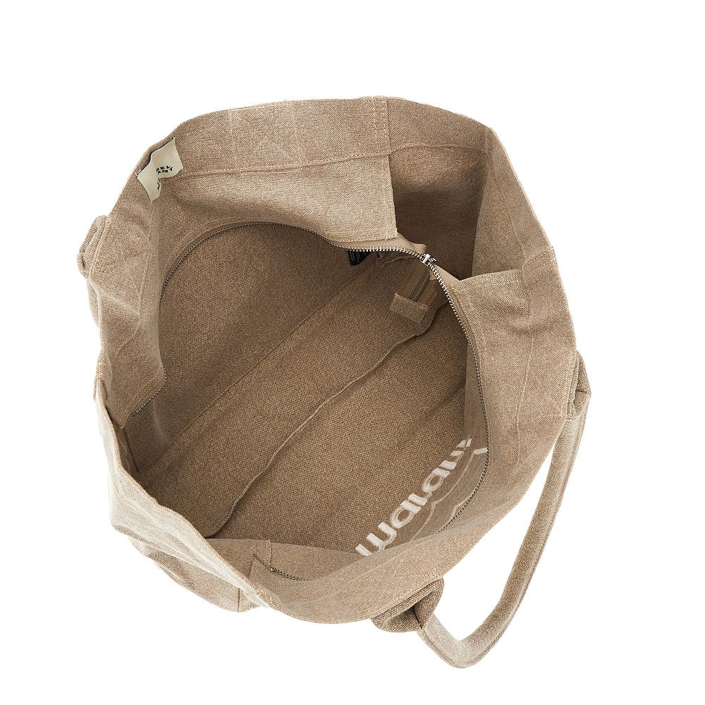 'Yenky Zipped' canvas tote bag