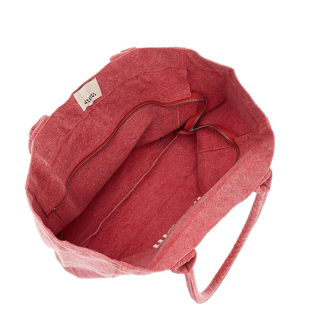 'Yenky Zipped' canvas tote bag