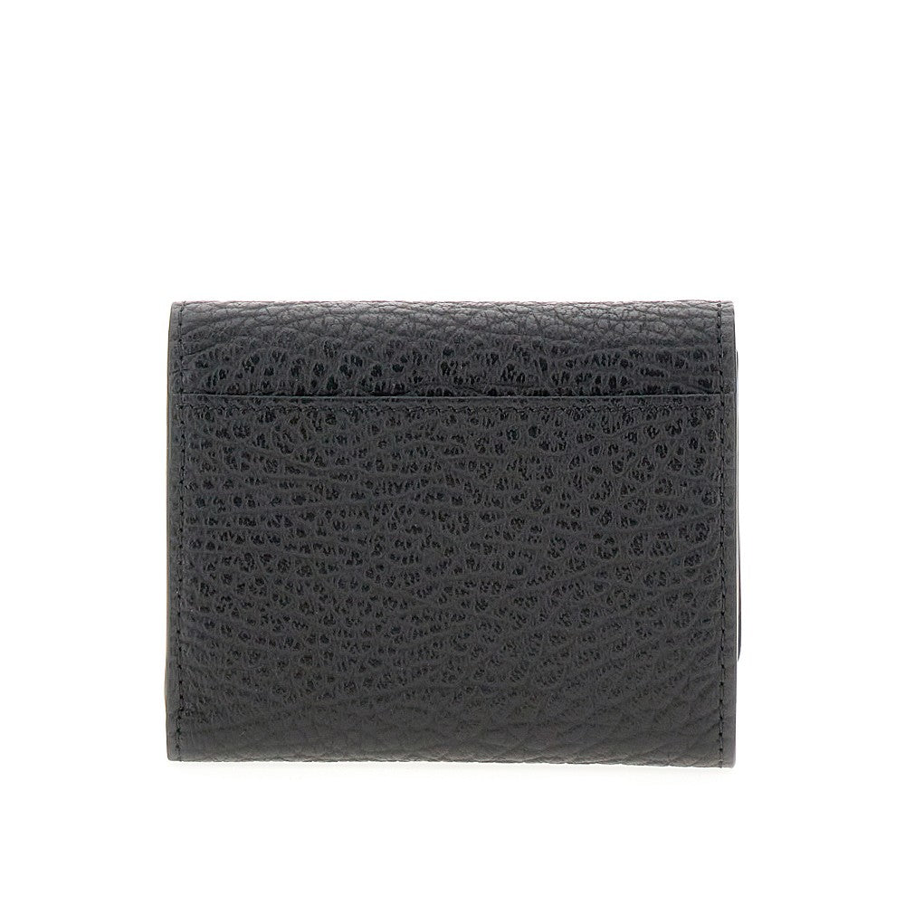 'Four Stitches' grain leather wallet
