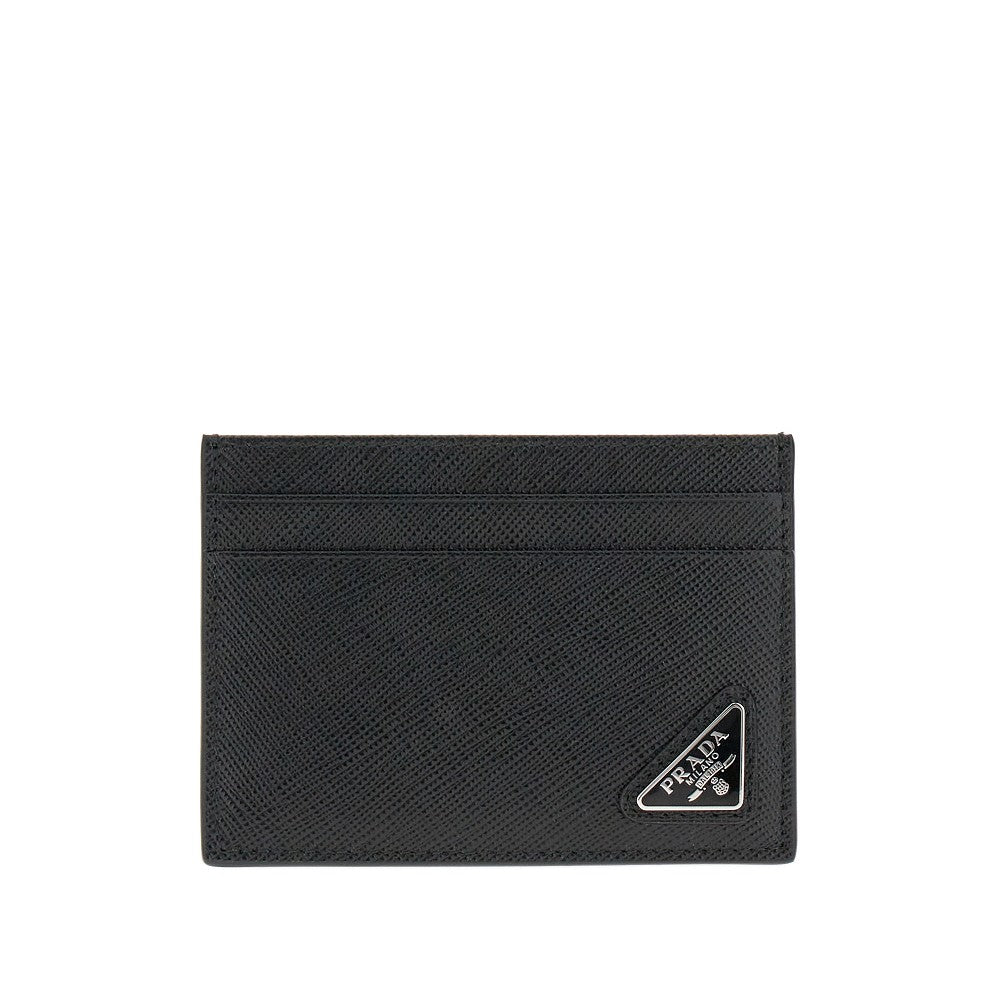 Portacarte in pelle Saffiano