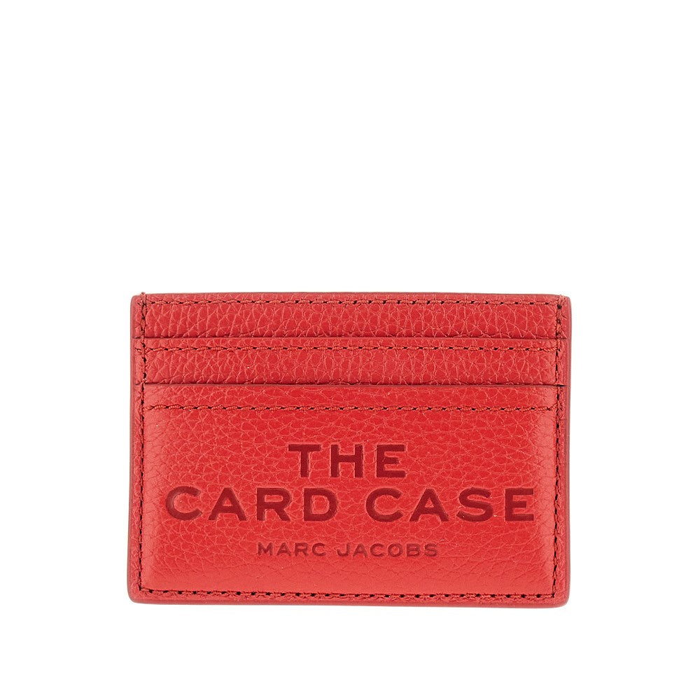 Grain leather cardholder