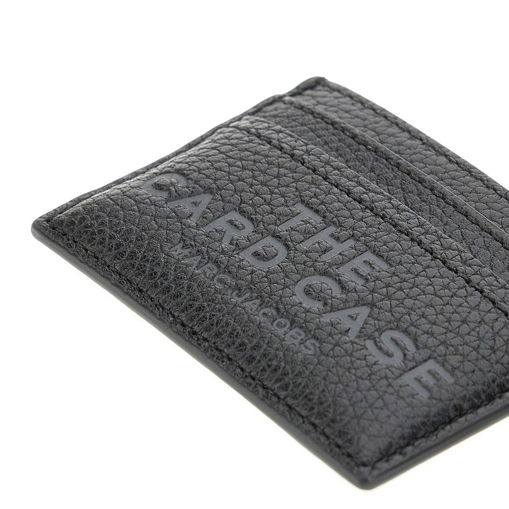 Grain leather cardholder