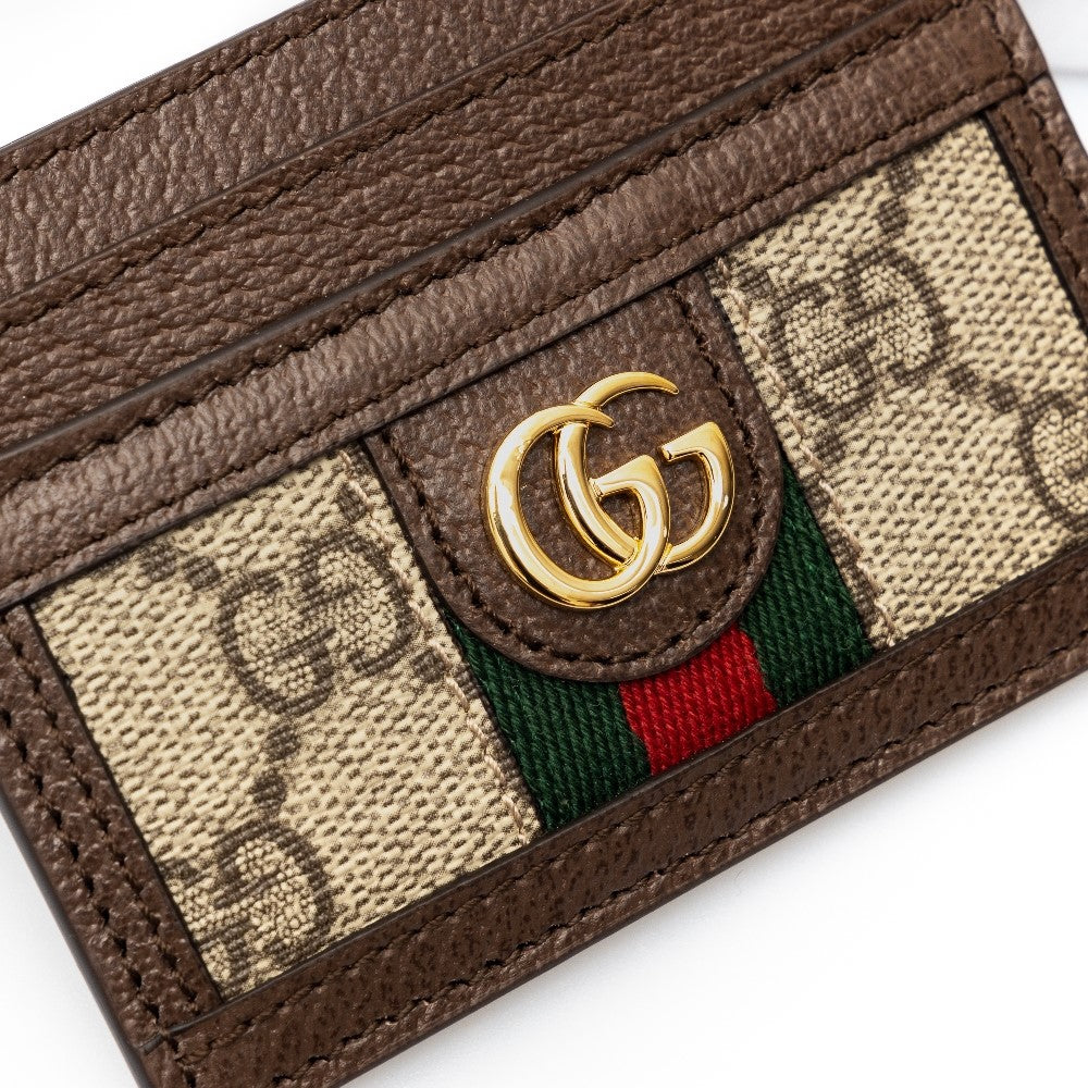 GG fabric 'Ophidia' cardholder