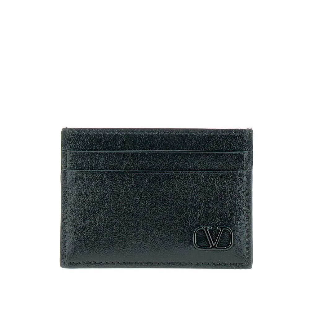 Portacarte in pelle 'VLogo Signature'
