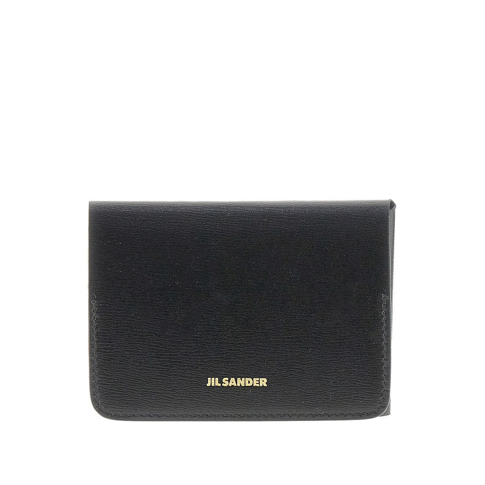 Folded leather cardholder