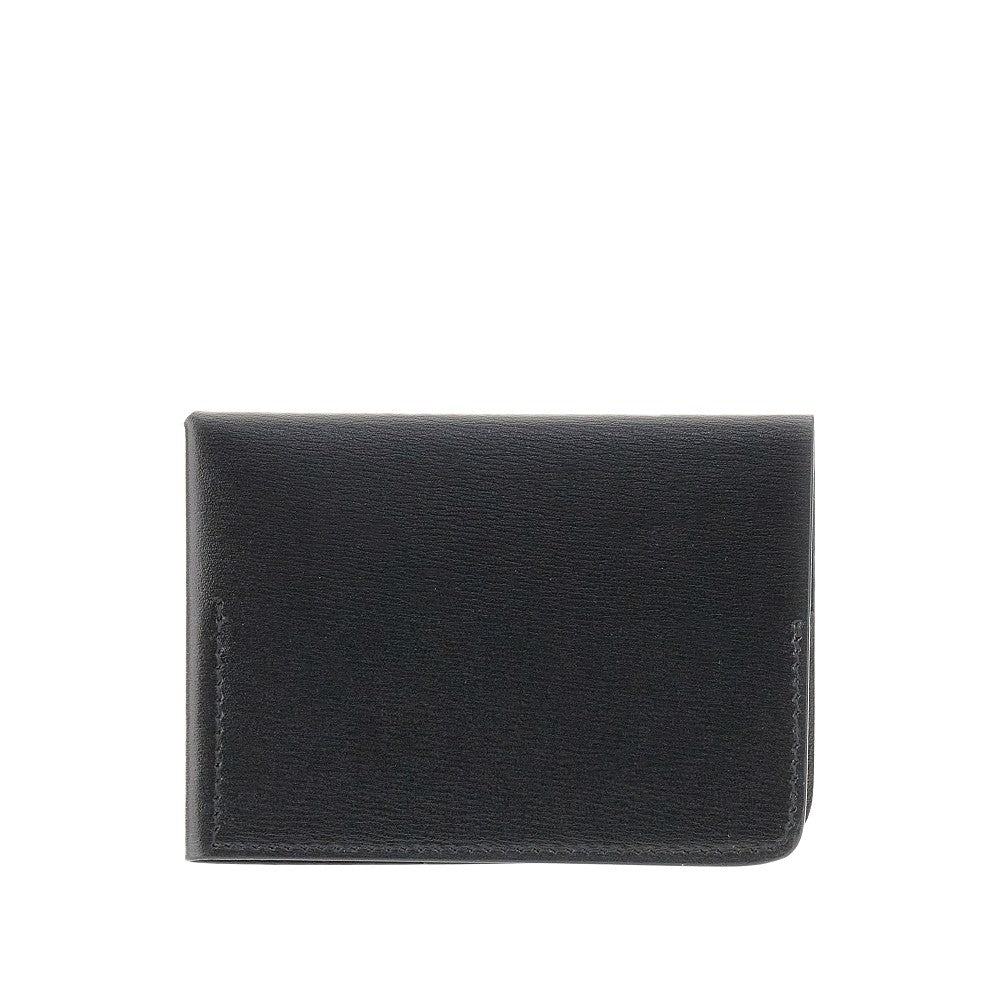 Folded leather cardholder
