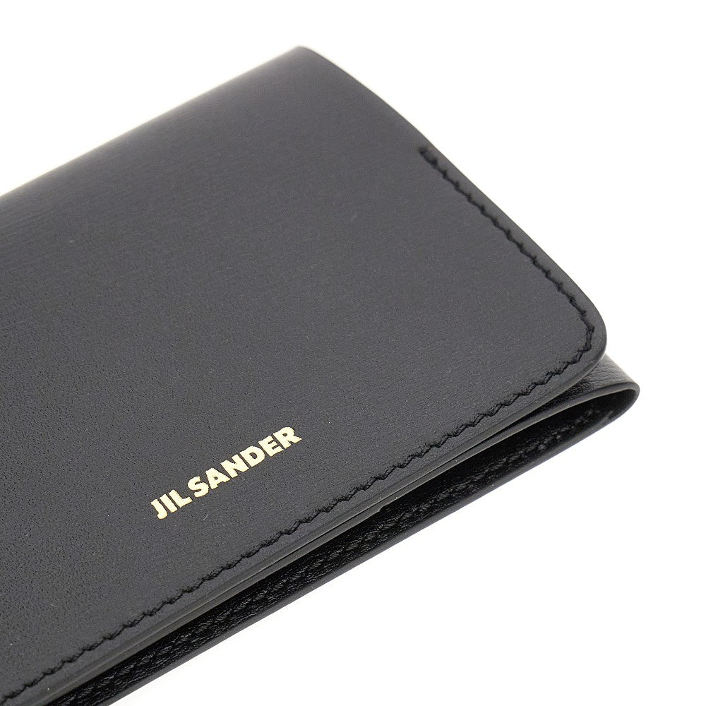 Folded leather cardholder