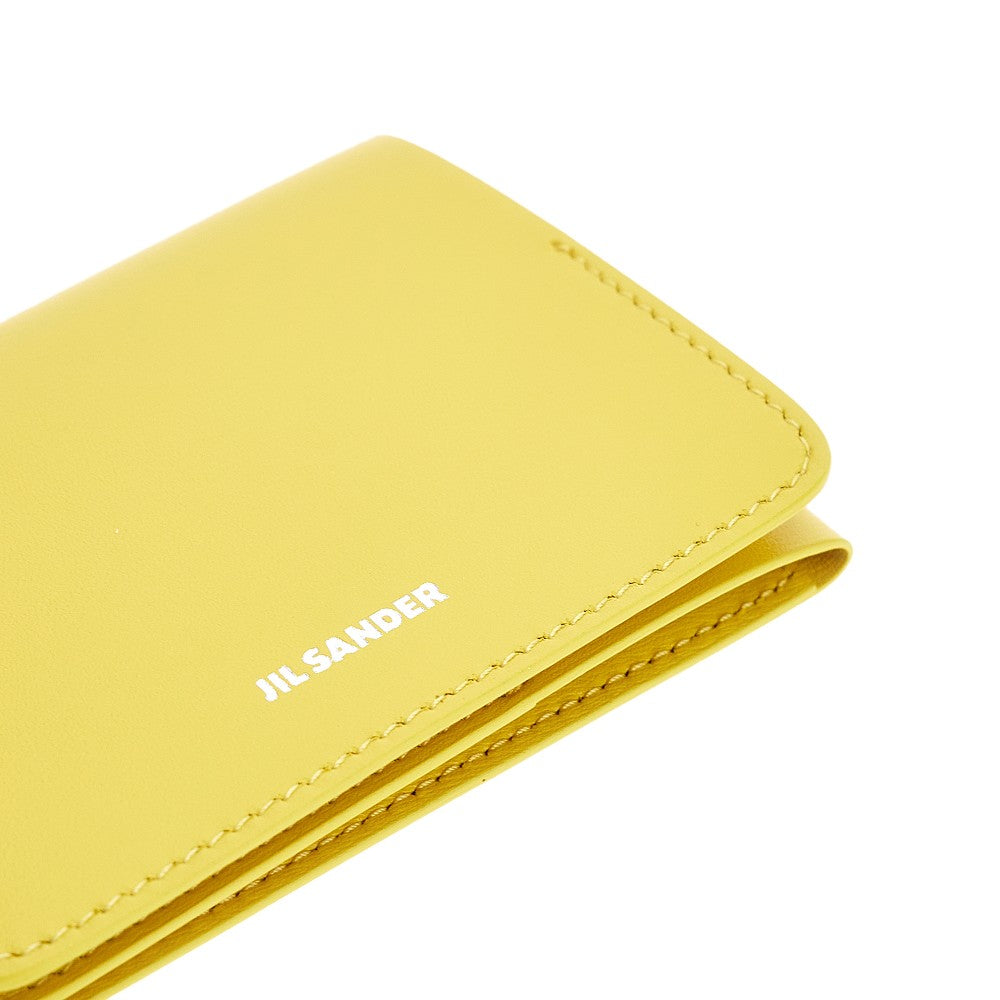Folded leather cardholder