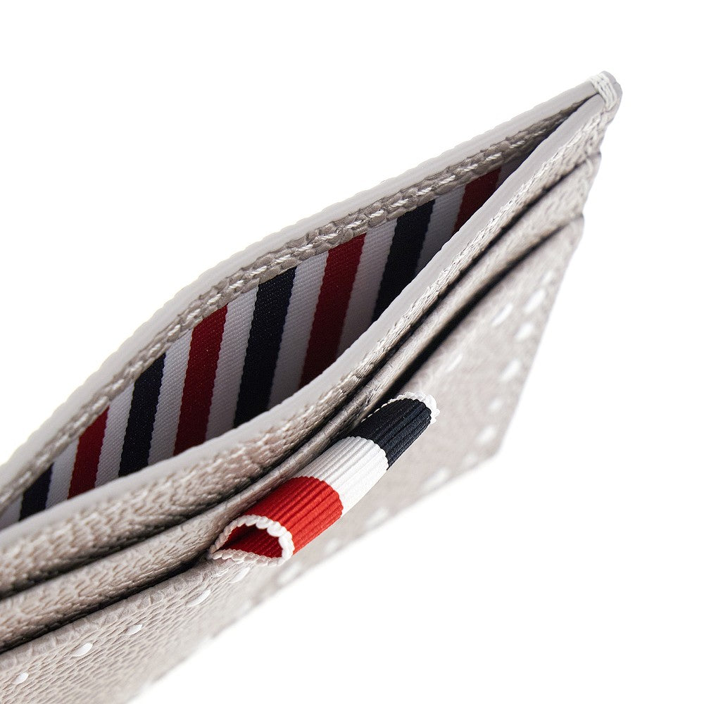 Hector print grained leather cardholder