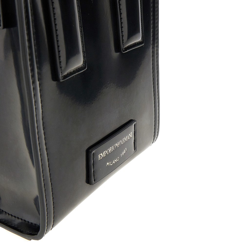 Mini bag in simil pelle spazzolata