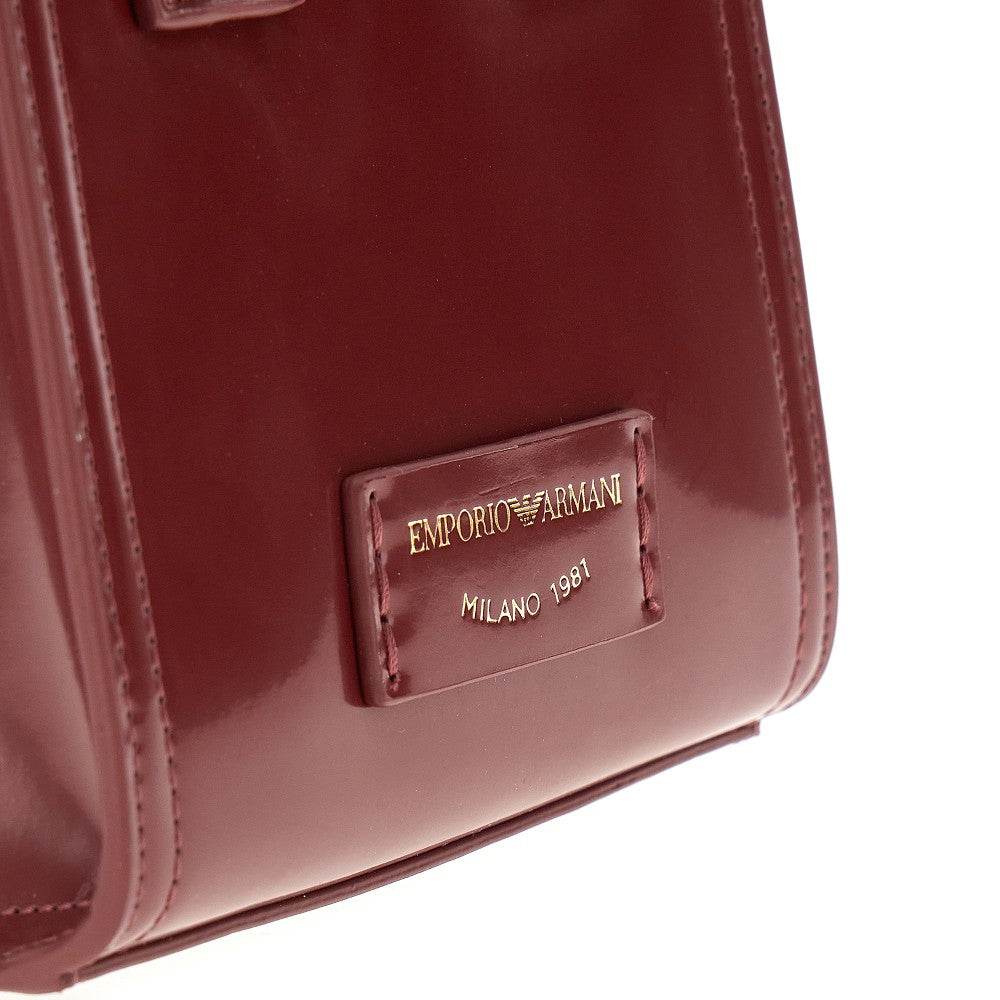 Mini bag in simil pelle spazzolata