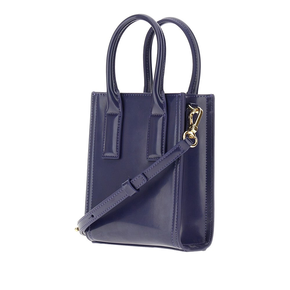 Spazzolato faux leather mini bag