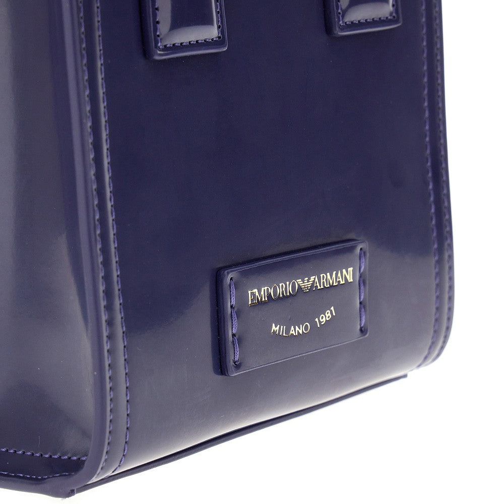 Spazzolato faux leather mini bag