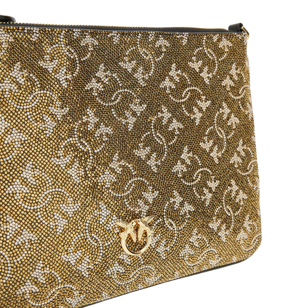 Pochette Flat Classic Monogram Strass