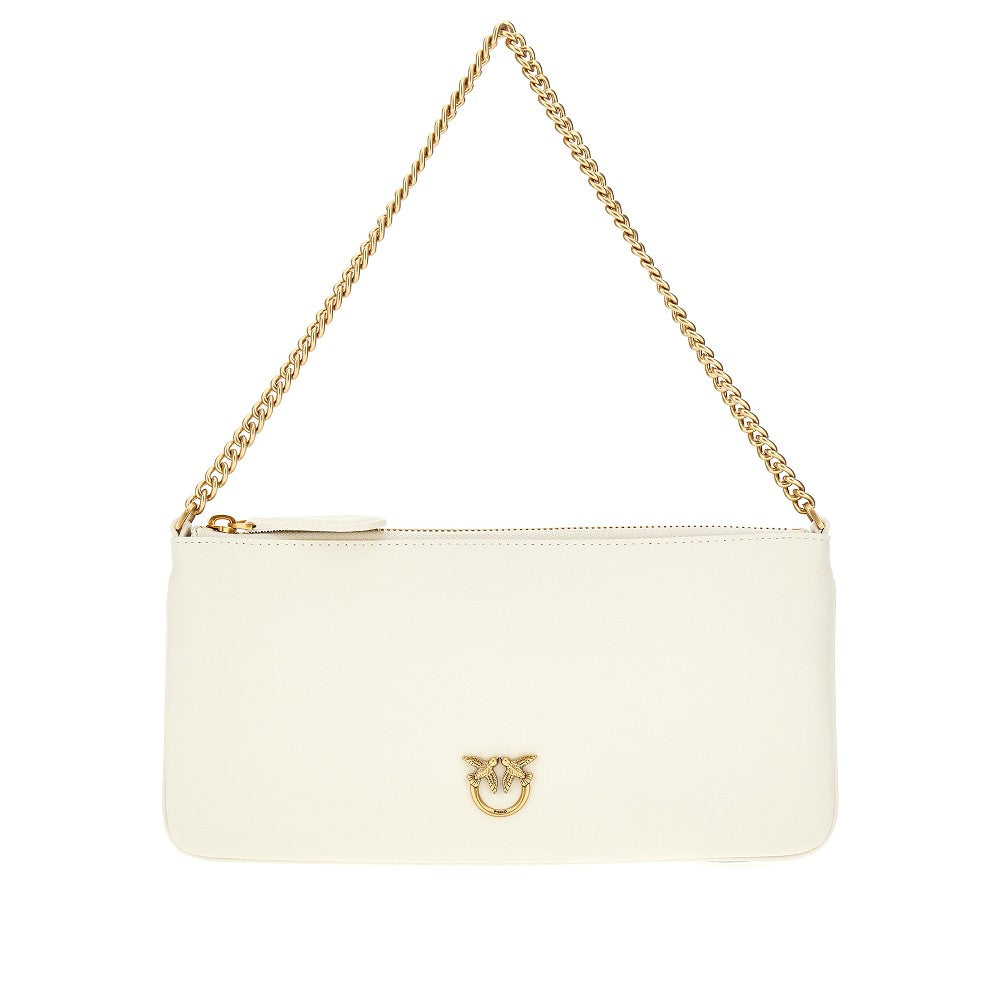 Pochette in pelle con catena