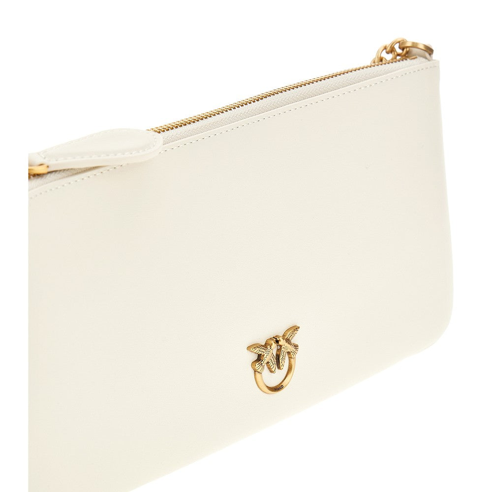Pochette in pelle con catena