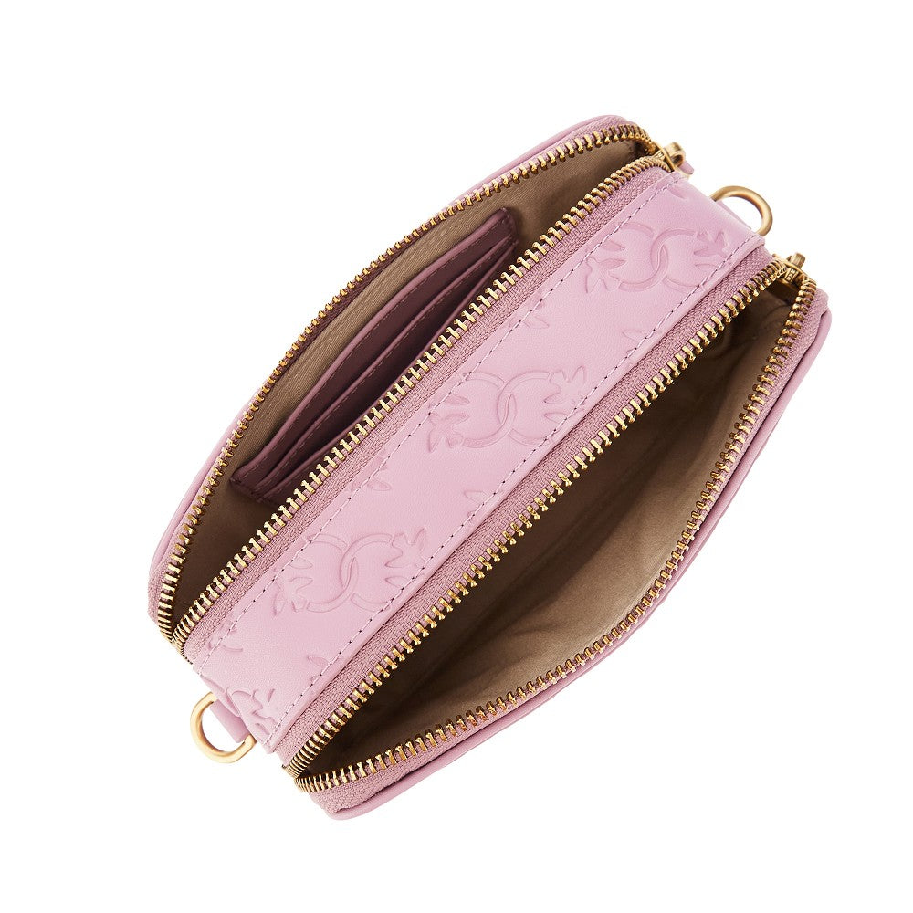 Mini camera bag con motivo Love Birds