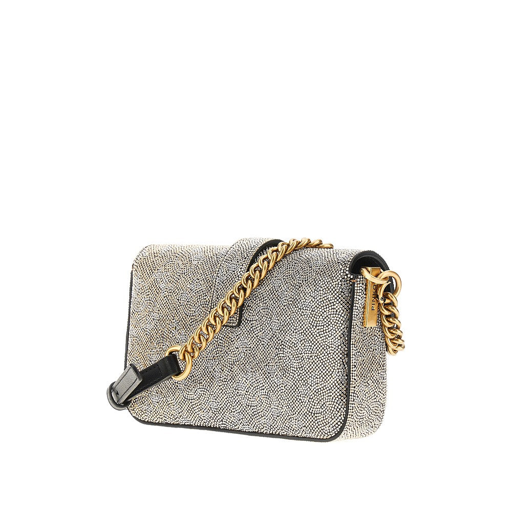 'Love One Slouchy Baby' bag with rhinestone