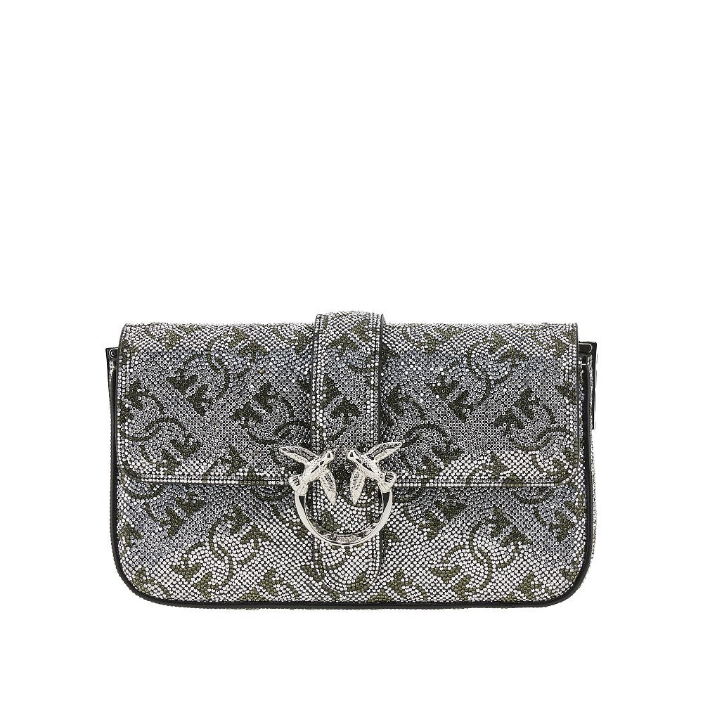 'Love One Slouchy Baby' bag with rhinestone