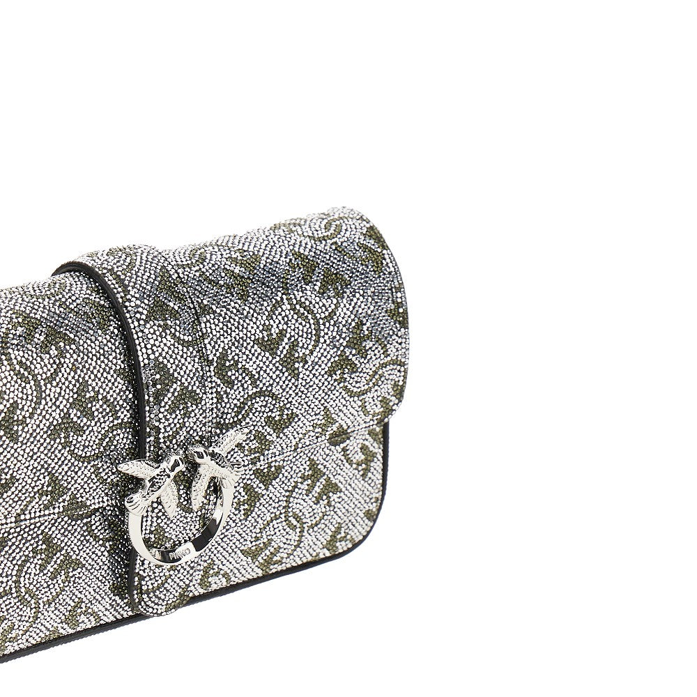 'Love One Slouchy Baby' bag with rhinestone