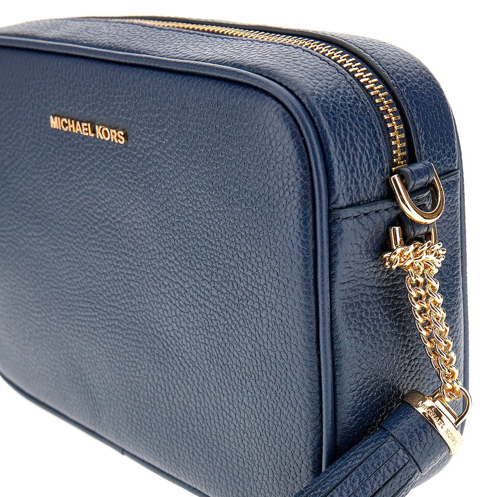 Borsa a tracolla Ginny in pelle martellata
