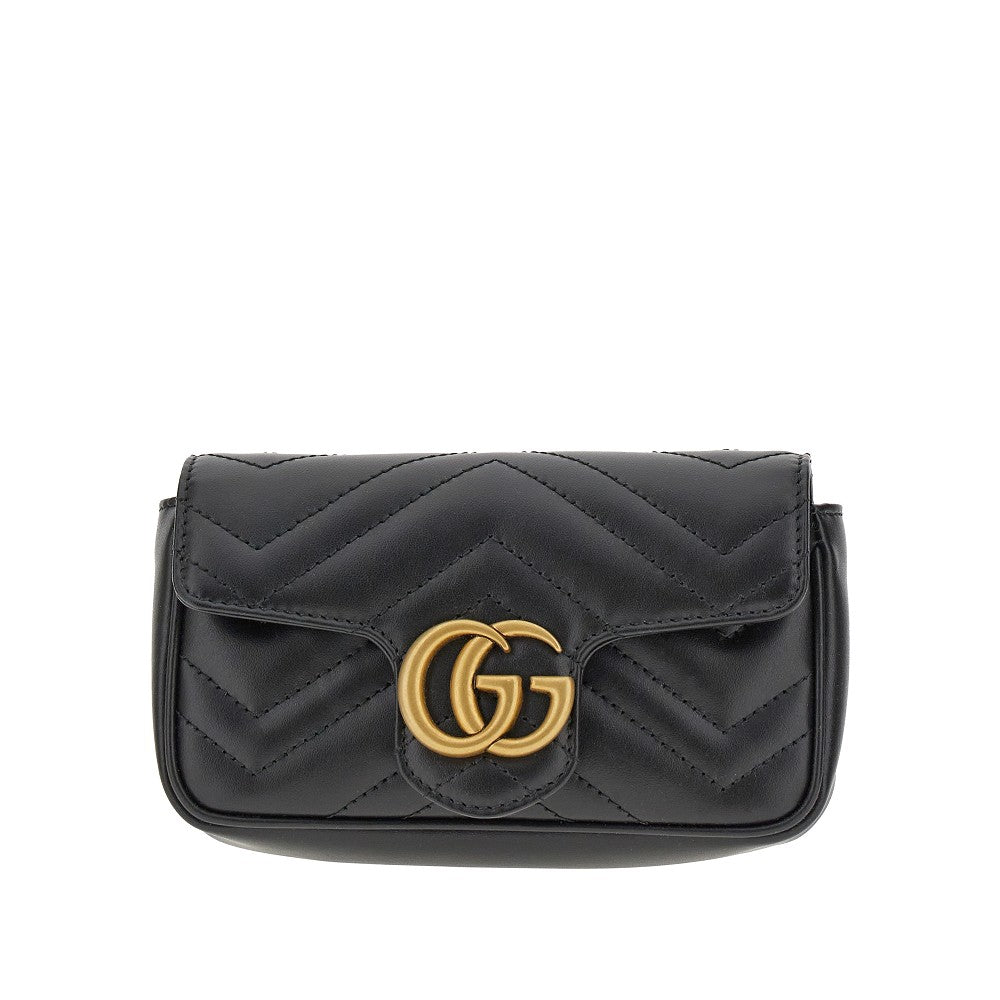 Matelassé leather GG Marmont mini bag