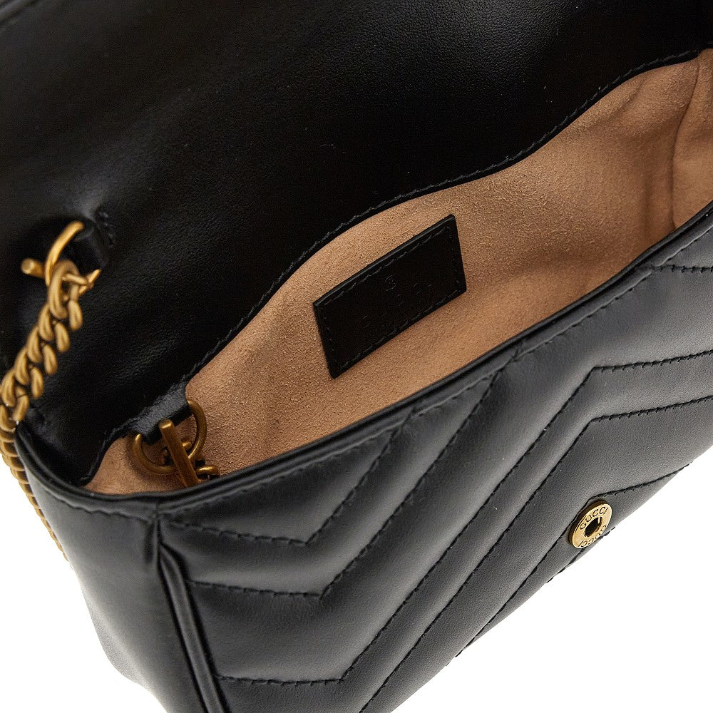 Mini borsa GG Marmont in pelle matelassé