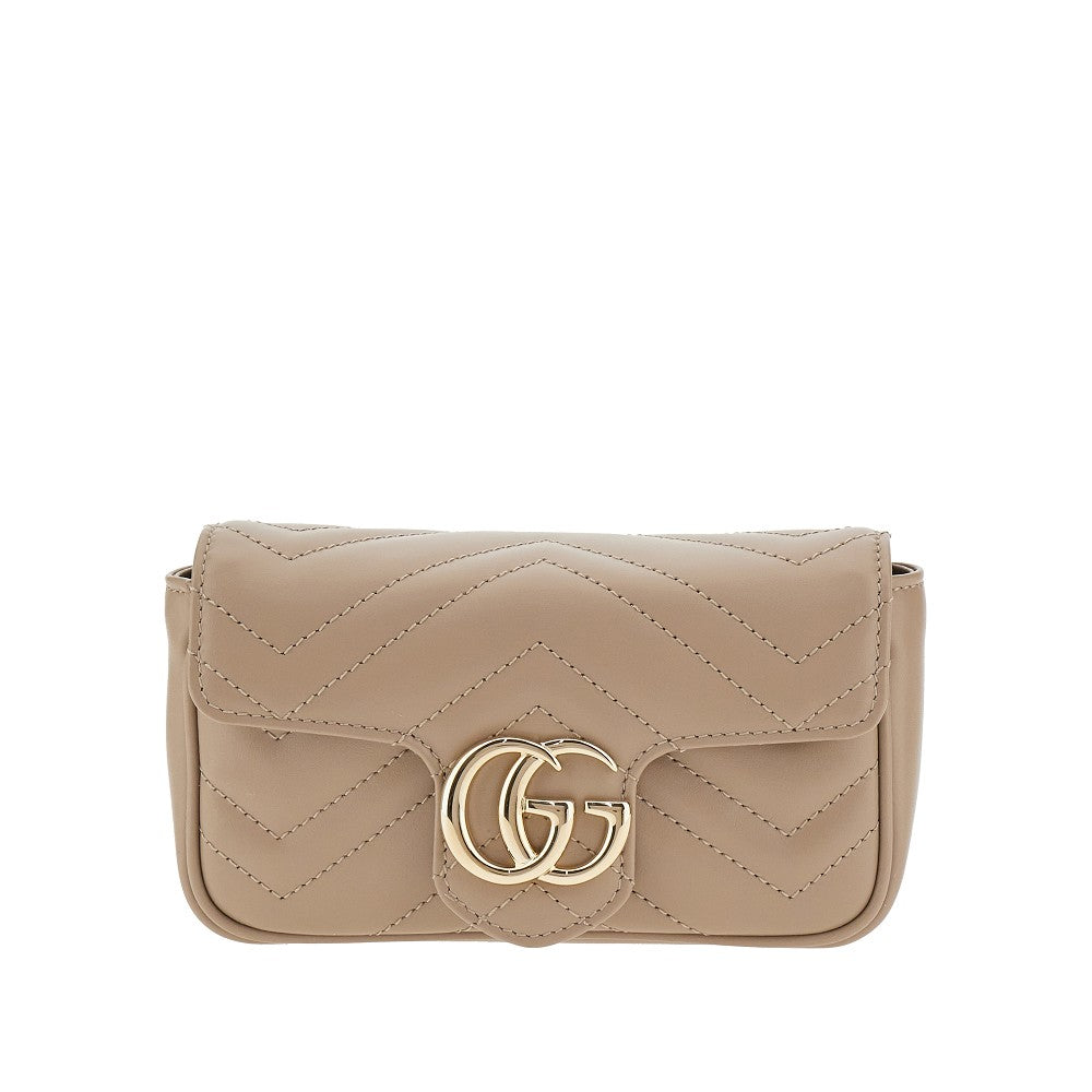 Mini borsa GG Marmont in pelle