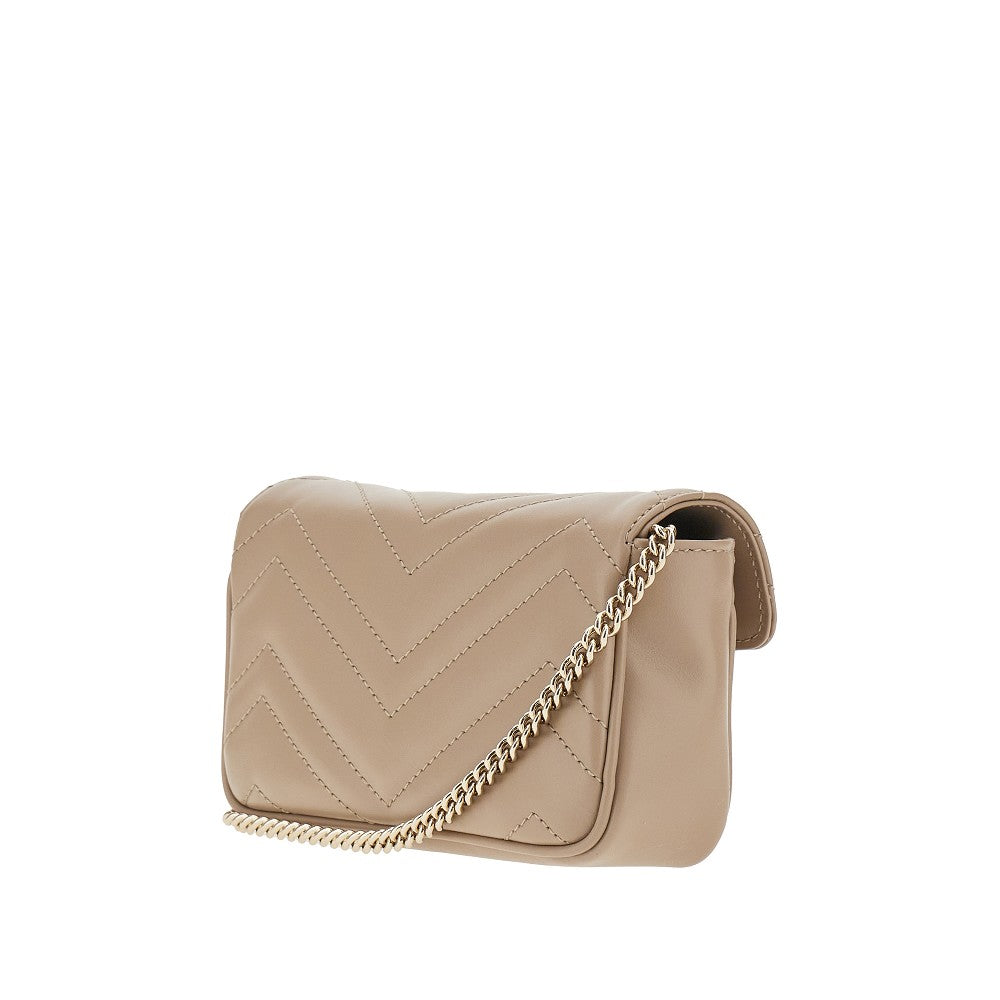 Mini borsa GG Marmont in pelle