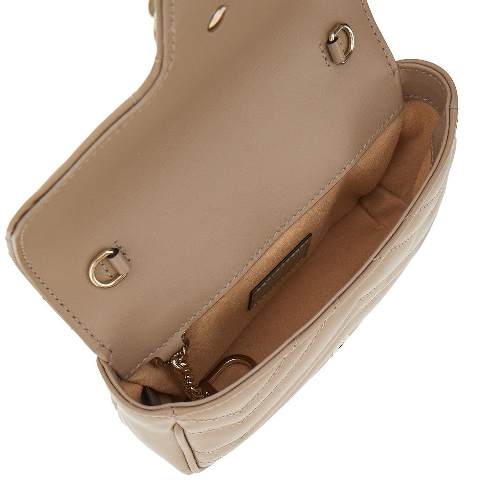 Mini borsa GG Marmont in pelle