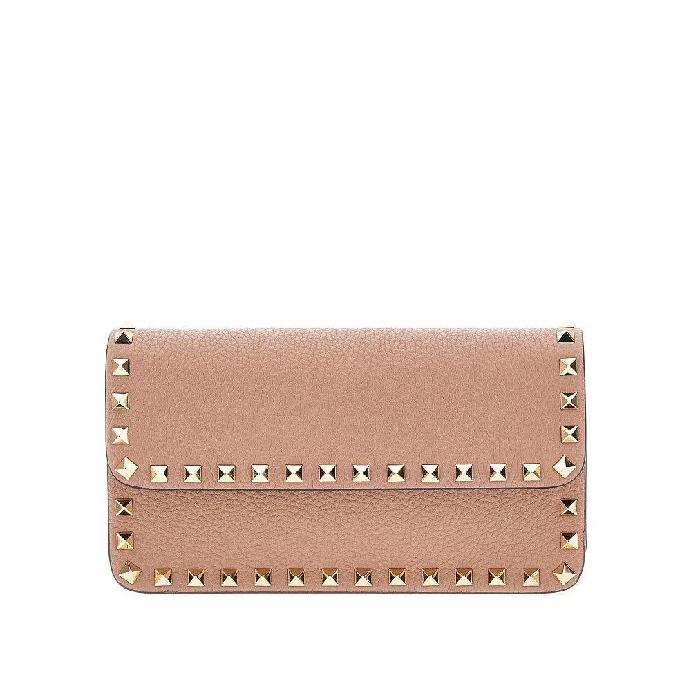Pochette 'Rockstud' in pelle martellata