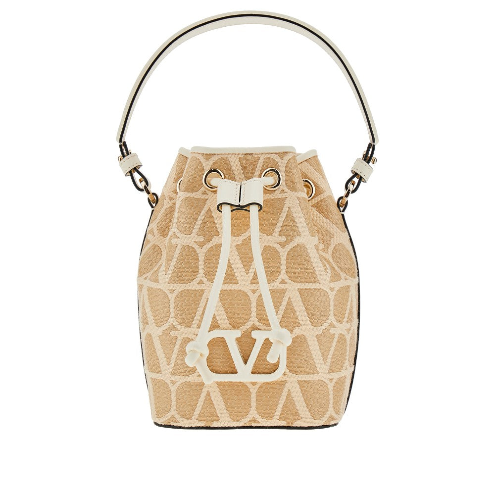 'VLogo Signature' mini bucket bag