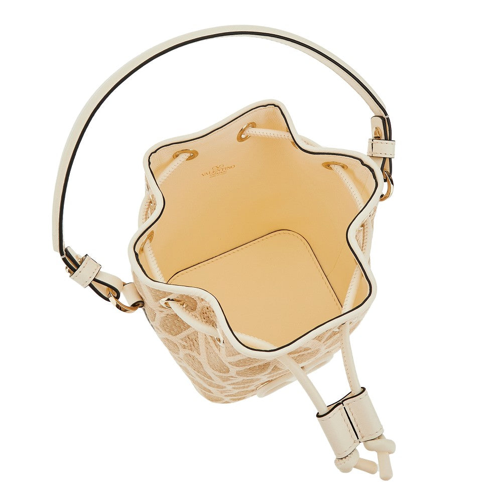 'VLogo Signature' mini bucket bag